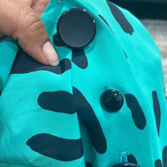 Vintage PlazaSouth 100% polyester made in USA printed dress size 8 - Picture 15 of 15